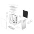 מארז Fractal Design Define 7 Compact Light Tempered Glass לבן