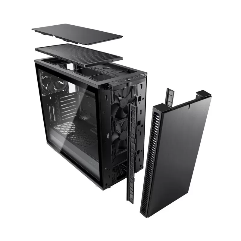 Case Fractal Design Define S2 Tempered Glass black Mid Tower