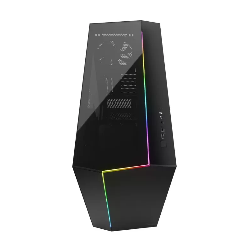 מארז Fractal Design Vector RS Tempered Glass שחור Mid Tower