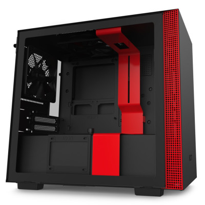 Корпус NZXT H210i черный, красный Mini-ITX Корпус NZXT H210i черный, красный Mini-ITX