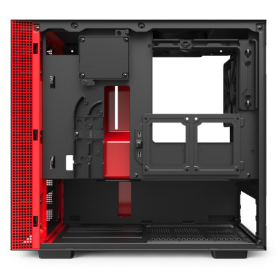 Корпус NZXT H210i черный, красный Mini-ITX Корпус NZXT H210i черный, красный Mini-ITX