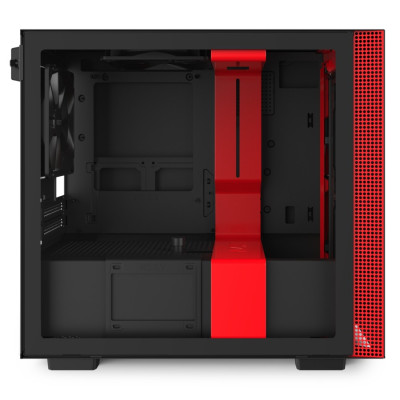 Корпус NZXT H210i черный, красный Mini-ITX Корпус NZXT H210i черный, красный Mini-ITX