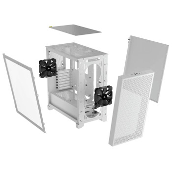 Case Corsair 3000D AIRFLOW - white Mid-Tower