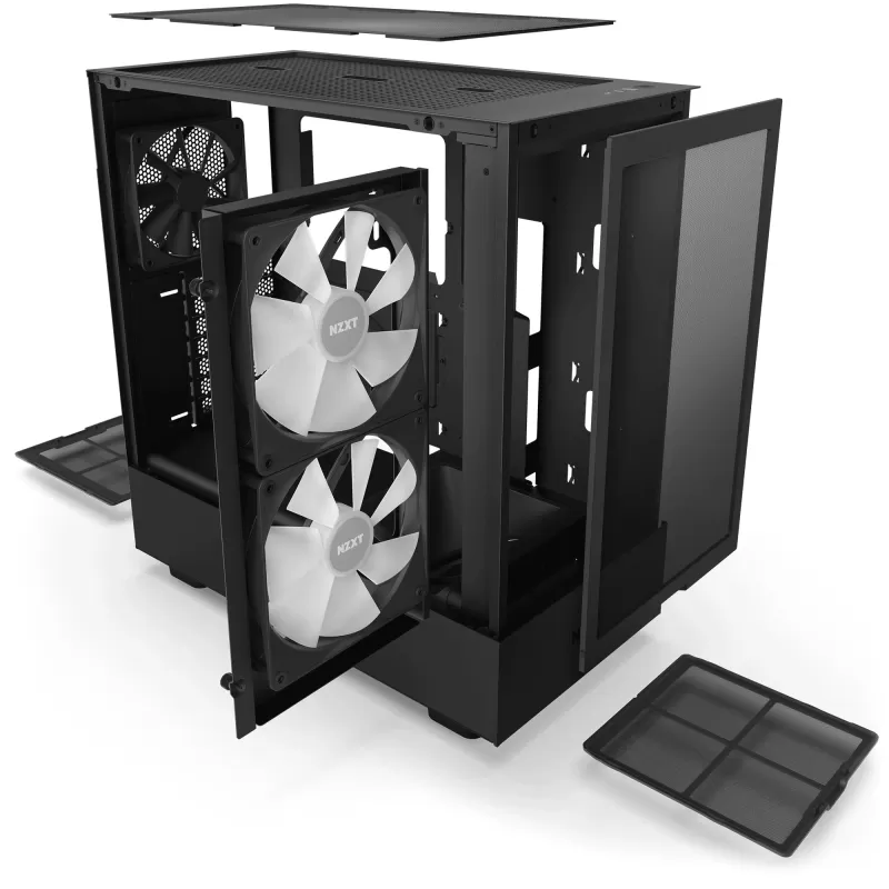 Корпус NZXT H5 FLOW RGB black