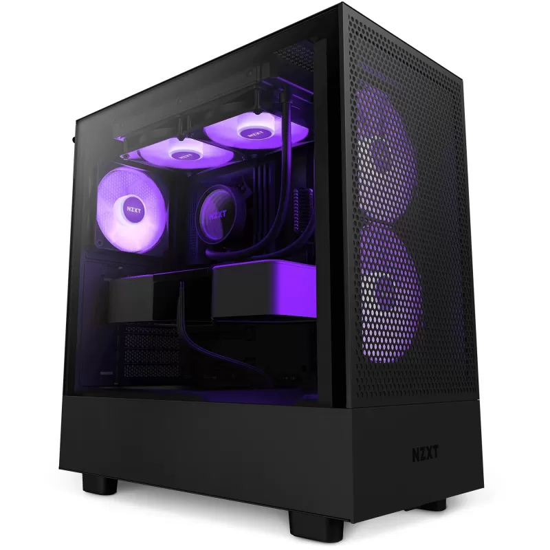 Корпус NZXT H5 FLOW RGB black