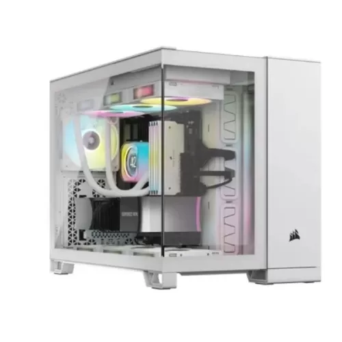 Case Corsair 2500X Mid-Tower Dual Chamber - white Mid Tower
