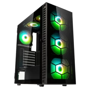 מארז Kolink Observatory HF Plus Glass ARGB ATX צבע שחור
