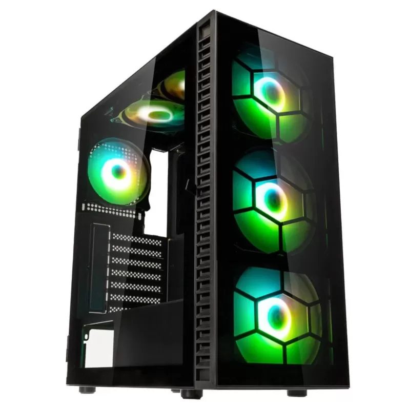 Case Kolink Observatory HF Plus Glass ARGB ATX Color:black