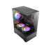 Case Antec VCX100M RGB ELITE Mini Tower Color:black