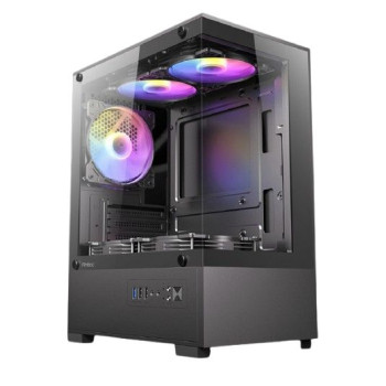 Case Antec VCX100M RGB ELITE Mini Tower Color:black