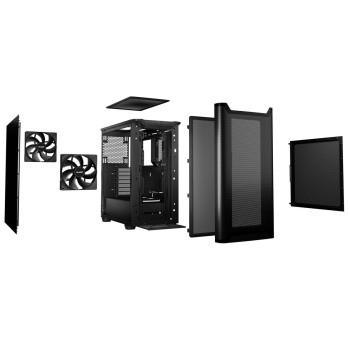 מארז be quiet! PURE BASE 501 Airflow שחור ATX מארז be quiet! PURE BASE 501 Airflow שחור ATX