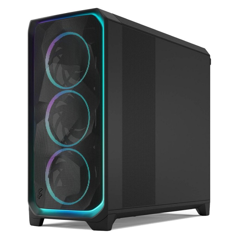 Case Fractal Design Meshify 3 XL Ambience Pro RGB TG Light Tint Full Tower Color:black Case Fractal Design Meshify 3 XL Ambience Pro RGB TG Light Tint Full Tower Color:black