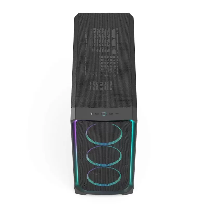Case Fractal Design Meshify 3 XL Ambience Pro RGB TG Light Tint Full Tower Color:black Case Fractal Design Meshify 3 XL Ambience Pro RGB TG Light Tint Full Tower Color:black