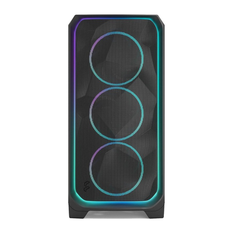Case Fractal Design Meshify 3 XL Ambience Pro RGB TG Light Tint Full Tower Color:black Case Fractal Design Meshify 3 XL Ambience Pro RGB TG Light Tint Full Tower Color:black