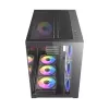 מארז מחשב Antec CX Mirror Mini-Tower Gaming Case 7X120mm ARGB Mid Tower צבע שחור