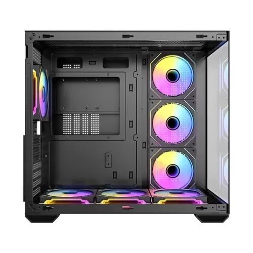 מארז מחשב Antec CX Mirror Mini-Tower Gaming Case 7X120mm ARGB Mid Tower צבע שחור