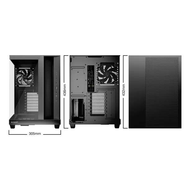 מארז be quiet! LIGHT BASE 500 שחור Mid Tower