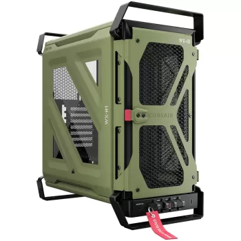 Case Corsair WARTHOG Airflow Mid Tower Olive Drab Mid Tower Color:green Case Corsair WARTHOG Airflow Mid Tower Olive Drab Mid Tower Color:green