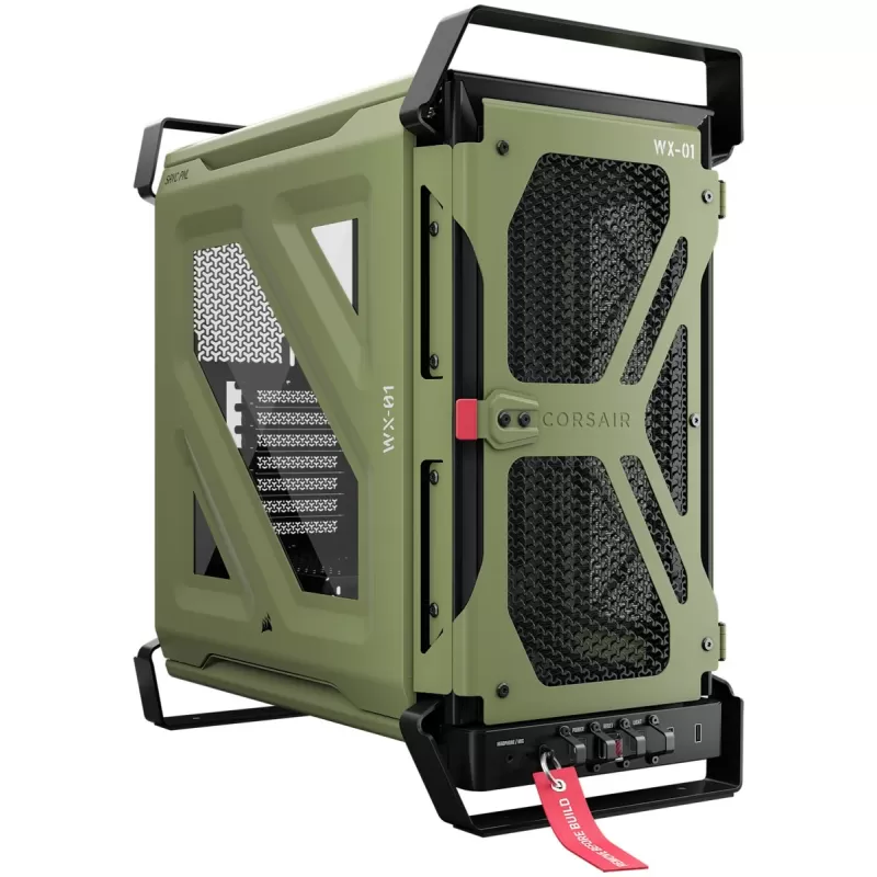 Case Corsair WARTHOG Airflow Mid Tower Olive Drab Mid Tower Color:green Case Corsair WARTHOG Airflow Mid Tower Olive Drab Mid Tower Color:green