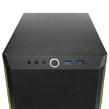 מארז Antec P7 WINDOW Green צבע שחור, ירוק