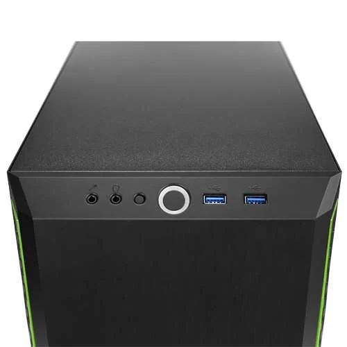מארז Antec P7 WINDOW Green Mid Tower צבע שחור, ירוק