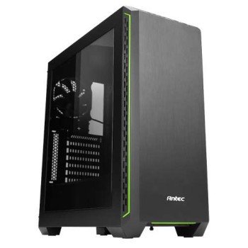 מארז Antec P7 WINDOW Green צבע שחור, ירוק