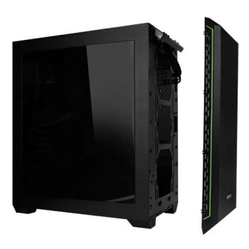 מארז Antec P7 WINDOW Green צבע שחור, ירוק