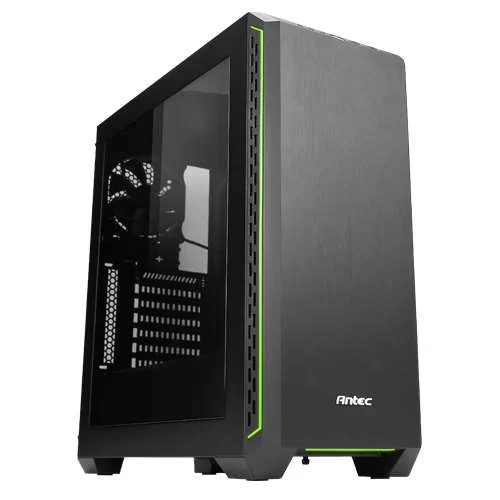 מארז Antec P7 WINDOW Green Mid Tower צבע שחור, ירוק