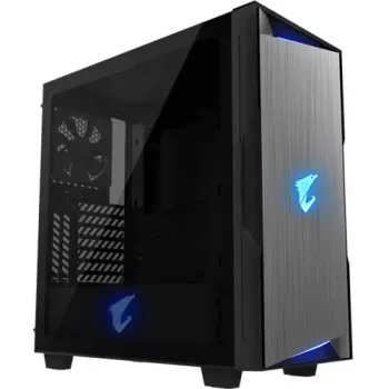 מארז Gigabyte AORUS C300 GLASS Mid Tower צבע שחור - יבואן רשמי