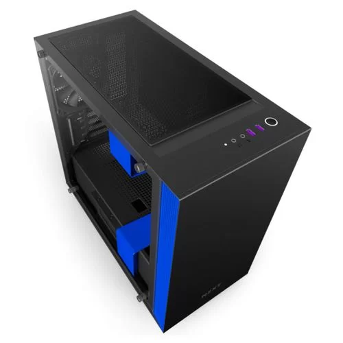 Корпус NZXT H400i black, blue