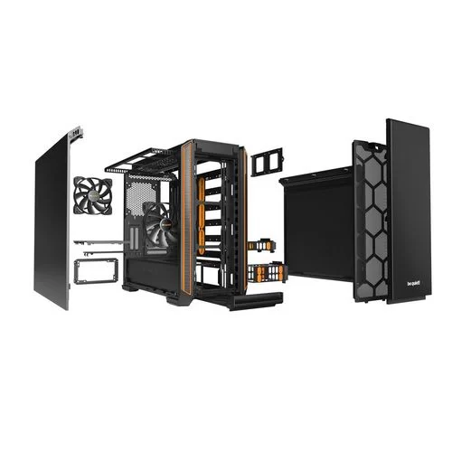 Case be quiet! SILENT BASE 601 black, orange Mid Tower