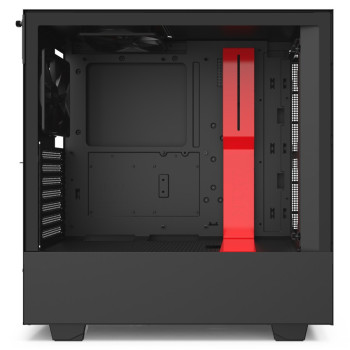 Корпус NZXT H510I MATTE черный, красный Mid Tower