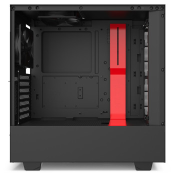Корпус NZXT H510I MATTE черный, красный Mid Tower