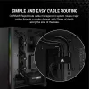 Case Corsair 4000D Tempered Glass black Mid Tower