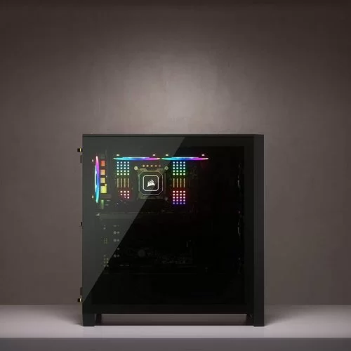 Case Corsair 4000D Tempered Glass black Mid Tower