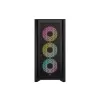 Case Corsair iCUE 4000D RGB AIRFLOW Mid-Tower Case - 3x AF120 RGB ELITE Fans - iCUE Lighting Node PRO Controller - High-airflow Design black Mid Tower