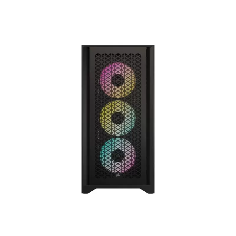 Case Corsair iCUE 4000D RGB AIRFLOW Mid-Tower Case - 3x AF120 RGB ELITE Fans - iCUE Lighting Node PRO Controller - High-airflow Design black Mid Tower