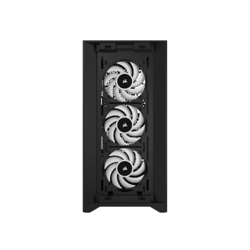 Case Corsair iCUE 4000D RGB AIRFLOW Mid-Tower Case - 3x AF120 RGB ELITE Fans - iCUE Lighting Node PRO Controller - High-airflow Design black Mid Tower