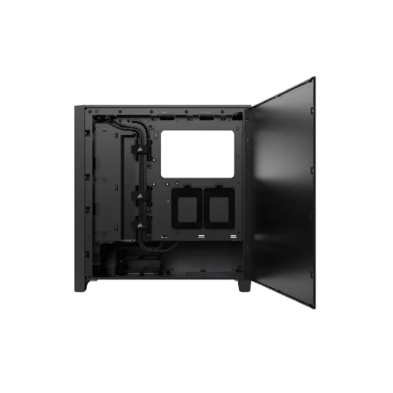 Case Corsair iCUE 4000D RGB AIRFLOW Mid-Tower Case - 3x AF120 RGB ELITE Fans - iCUE Lighting Node PRO Controller - High-airflow Design black Mid Tower