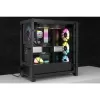 Case Corsair iCUE 4000D RGB AIRFLOW Mid-Tower Case - 3x AF120 RGB ELITE Fans - iCUE Lighting Node PRO Controller - High-airflow Design black Mid Tower