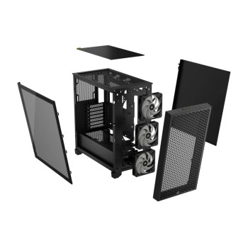 מארז Corsair 3000D RGB AIRFLOW - שחור Mid-Tower
