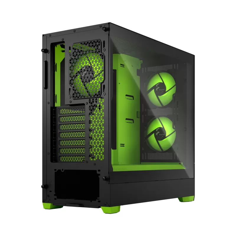 מארז Fractal Design Pop Air RGB Green Core TG Clear Tint ATX צבע שחור, ירוק