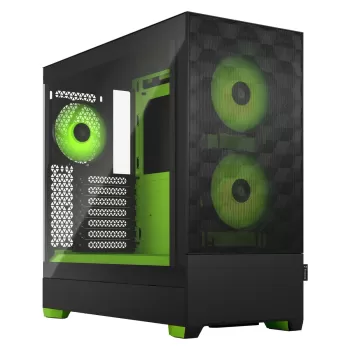 Корпус Fractal Design Pop Air RGB Green Core TG Clear Tint ATX Цвет:чёрный, зелёный