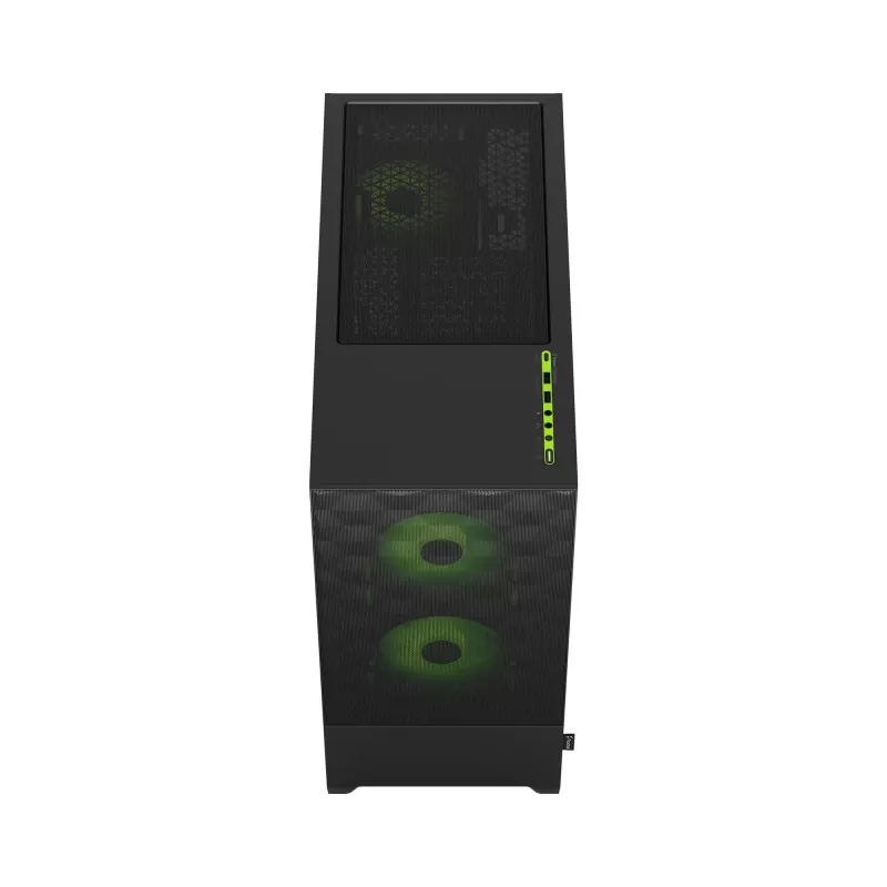 מארז Fractal Design Pop Air RGB Green Core TG Clear Tint ATX צבע שחור, ירוק
