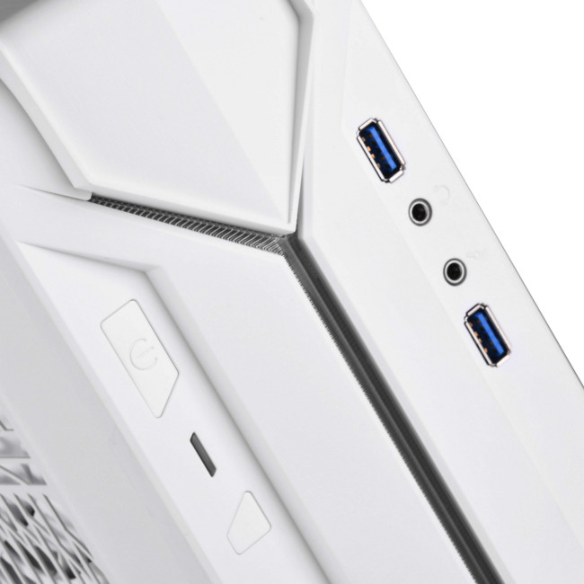 Корпус SilverStone Raven RVZ03-ARGB белый Case Mini Tower