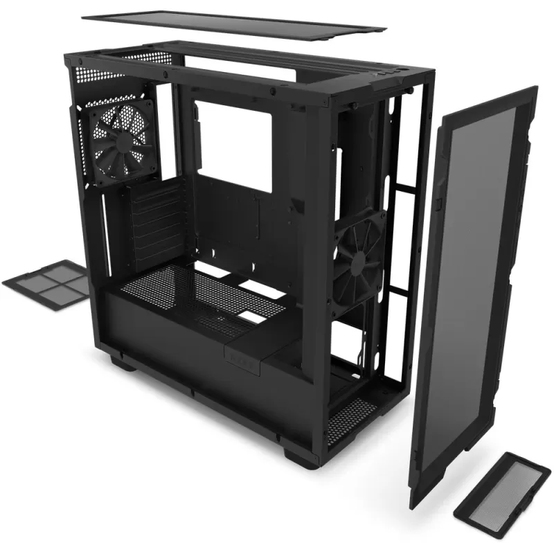 מארז NZXT H7 Flow שחור ATX