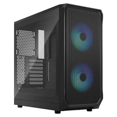 Корпус Fractal Design Focus 2 RGB черный TG Clear Tint ATX Корпус Fractal Design Focus 2 RGB черный TG Clear Tint ATX