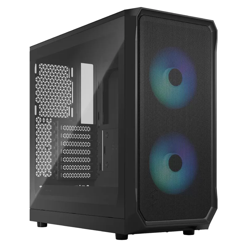 Case Fractal Design Focus 2 RGB black TG Clear Tint ATX Case Fractal Design Focus 2 RGB black TG Clear Tint ATX