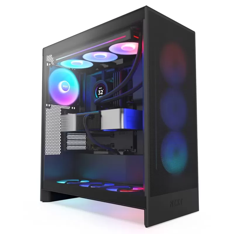 מארז NZXT H7 Flow RGB Mid-Tower ATX ATX