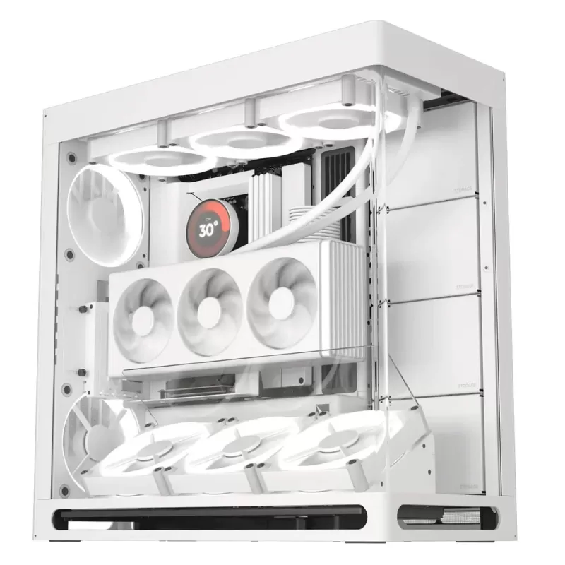 מארז HAVN HS 420 VGPU Edition לבן ATX